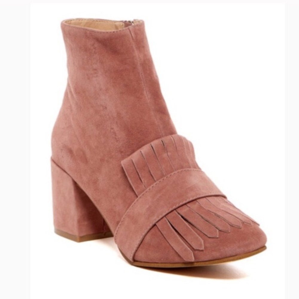 STEVE MADDEN Pink Suede Ankle Boots *NEW*